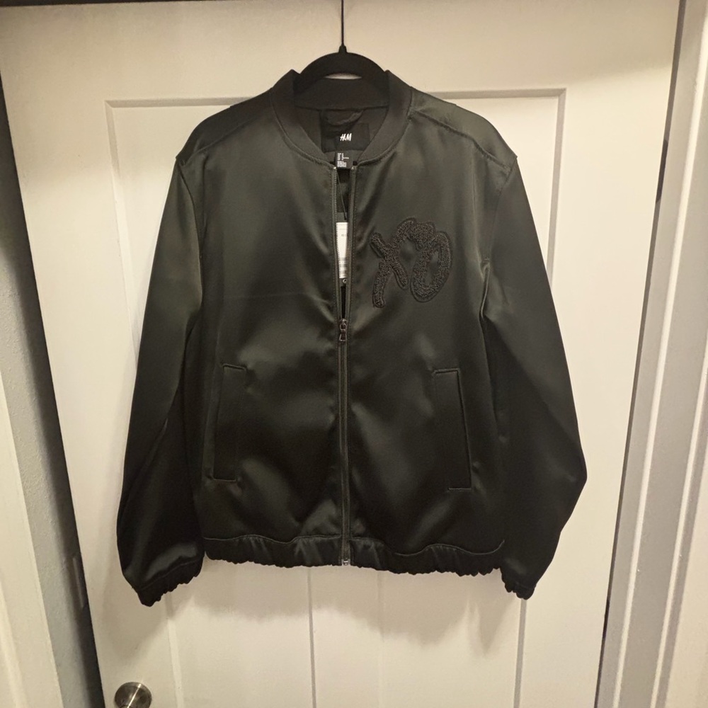 H&M Olive Bomber Jacket